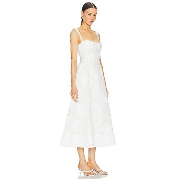 Clea Emilia Dress in Cloud Jacquard Large - Picture 2 of 9
